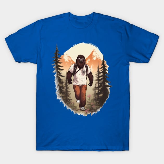 Dope Sasquatch in Nature T-Shirt by Grassroots Green